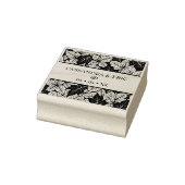 Overlapping Leaves Pattern Elegant Nature Wedding ラバースタンプ (スタンプ)