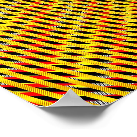 Overlapping Pataphysical Spirals var 2 ポスター (角)