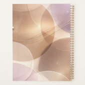 Overlapping translucent circles AI art  プランナー手帳 (裏面)