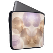 Overlapping translucent circles AI art  ラップトップスリーブ (正面右)