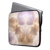 Overlapping translucent circles AI art  ラップトップスリーブ (正面左)
