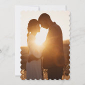 Overlay Photo Bridal Shower招待状 招待状 (裏面)