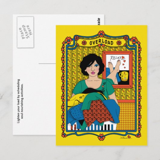 OVERLOAD_B_ポストカード ポストカード (正面/裏面)