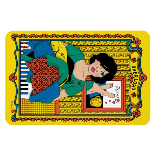 Overload_B_4x6冷蔵庫磁石 マグネット (横)