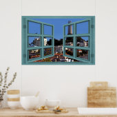 Overlook Coit Tower窓ポスター ポスター (キッチン)