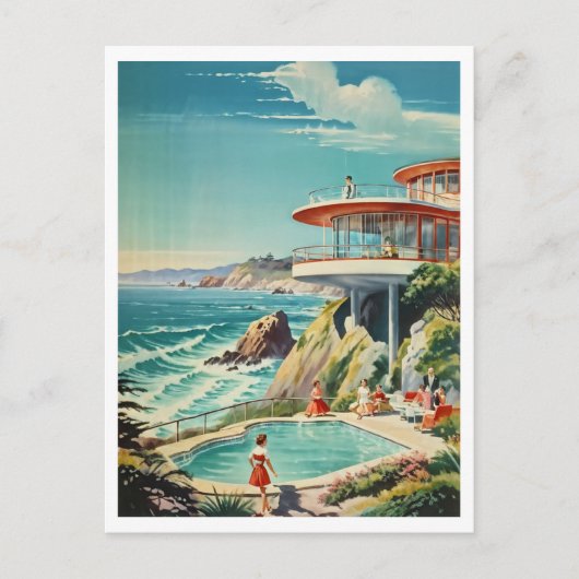 Overlook House California ポストカード (正面)