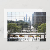 Overlooking Columbus Circle New York City写真 ポストカード (正面/裏面)