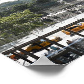 Overlooking Columbus Circle New York City Photo ポスター (角)