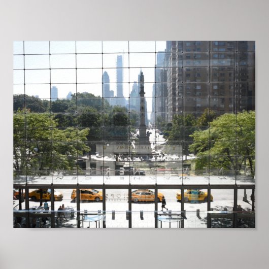 Overlooking Columbus Circle New York City Photo ポスター (正面)