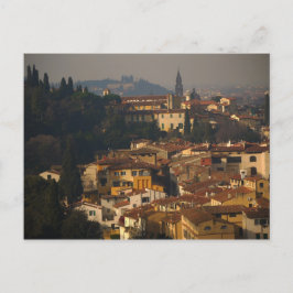 Overlooking Florence,イタリア ポストカード