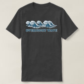 Overnight Waves Japanese The Great Wave Tシャツ (デザイン正面)