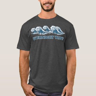 Overnight Waves Japanese The Great Wave Tシャツ