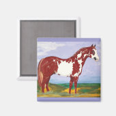 Overoスタリ絵を描オン～馬の磁石 マグネット (正面/裏面)