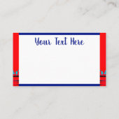 Overreach モダン抽象芸術音楽コラージュ 名刺 (裏面)