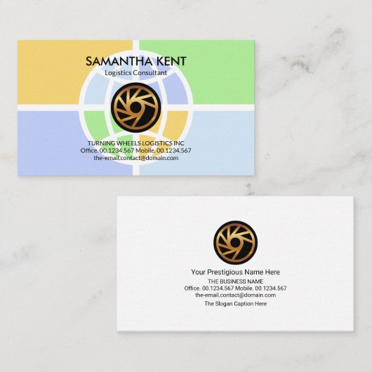 Oversize Global Logistics Modes Transport Service( 名刺 (正面/裏面)