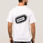 Oversprayのロゴ Tシャツ (裏面)