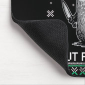 Overstimulated But Festive Christmas Ugly Penguin マウスパッド (コーナー)