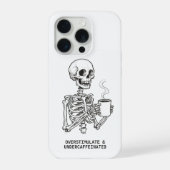 Overstimulated & Undercaffeinated Phone Case  iPhoneケース (裏面)