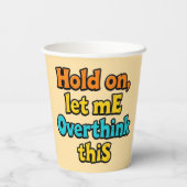 Overthink This Gradient: A Life Typographical Tip 紙コップ (裏面)