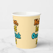 Overthink This Gradient: A Life Typographical Tip 紙コップ (左)