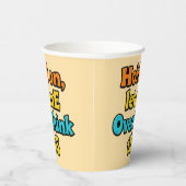 Overthink This Gradient: A Life Typographical Tip 紙コップ (右)