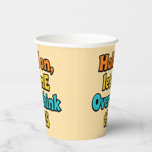 Overthink This Gradient: A Life Typographical Tip 紙コップ (右)