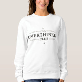 Overthinker Club Vintage Typography スウェットシャツ