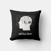 Overthinker Throw Pillow クッション (正面)