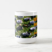 Overthinkingマラソンのマグ コーヒーマグカップ (中央)