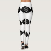 Overthinking Brain Cartoon Mental Health Art レギンス (裏面)