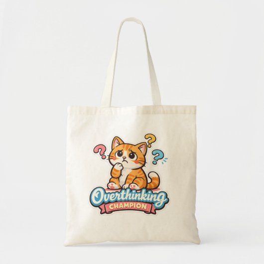 Overthinking Champions トートバッグ (正面)