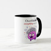 Overthinking Everything Since Forever Mug マグカップ (正面右)