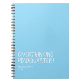 Overthinking Headquarters – Funny Overthinker Note ノートブック
