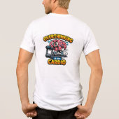 Overthinking Is My Cardio Funny Anxiety T-Shirt トライブレンドTシャツ (裏面)