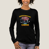 Overthinking Is My Cardio Funny Anxiety T-Shirt トライブレンドTシャツ (正面)