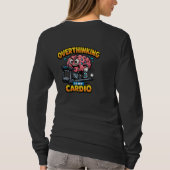 Overthinking Is My Cardio Funny Anxiety T-Shirt Tシャツ (裏面)