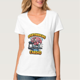 Overthinking Is My Cardio Funny Anxiety T-Shirt Tシャツ