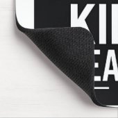 Overthinking Kills Creativity – Minimal Motivation マウスパッド (コーナー)