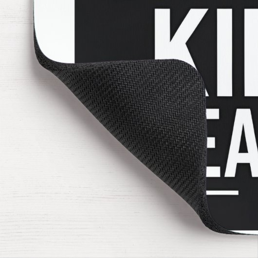 Overthinking Kills Creativity – Minimal Motivation マウスパッド (コーナー)