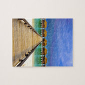 Overwater bungalows at Sheraton Maldives ジグソーパズル (横)