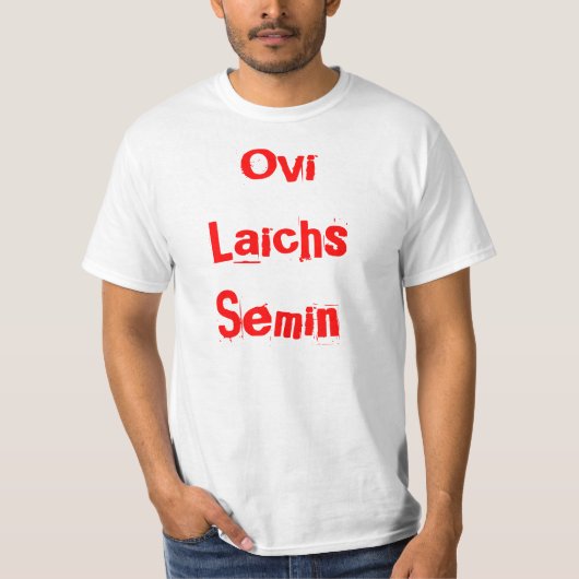 Ovi Laichs Semin Tシャツ (正面)
