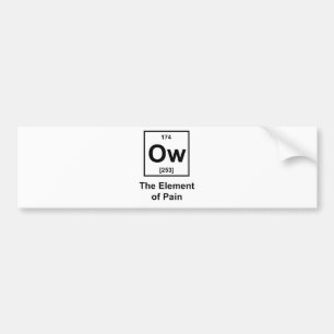 Owの苦痛の要素 バンパーステッカー