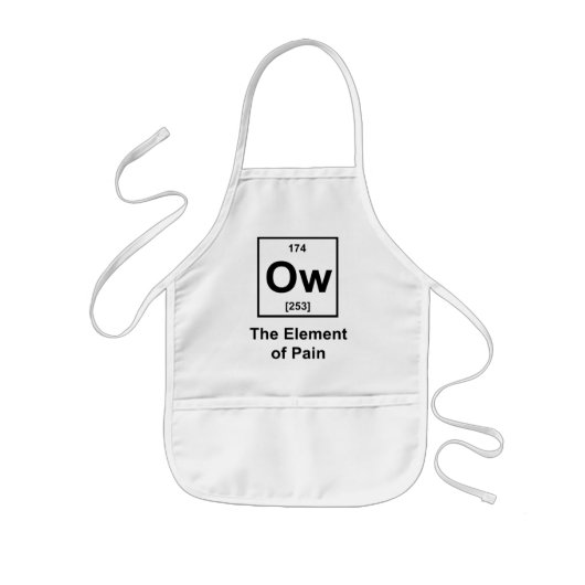 Owの苦痛の要素 子供用エプロン (正面)