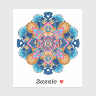 OWブルーマンダラ シール