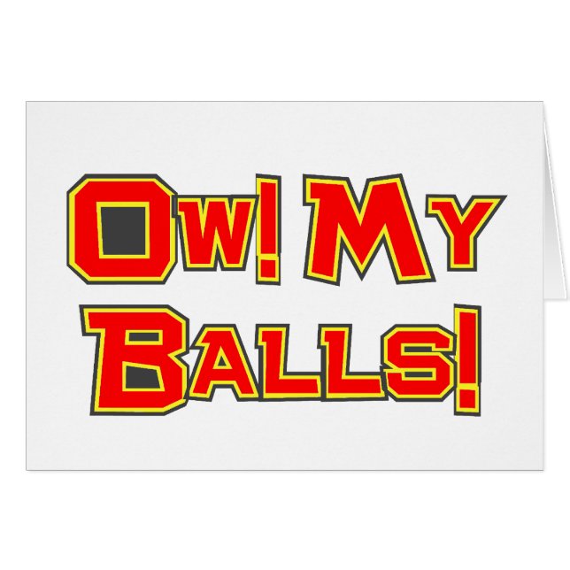 Ow! 私の球! (正面横)