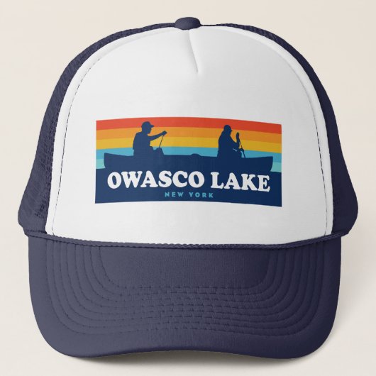 Owasco Lake New York Canoe キャップ (正面)
