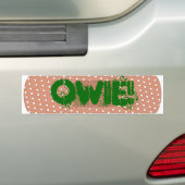 Owie! バンパーステッカー (車上)