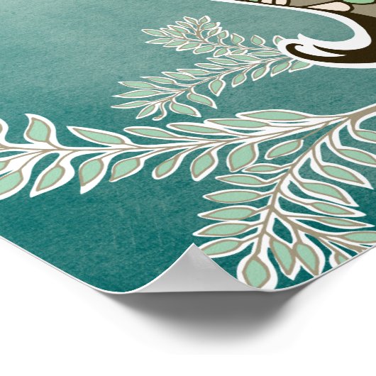 Owlで恵み引用文をカウント ポスター (角)