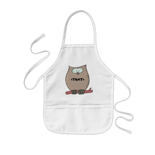 Owlの個人用設定()  子供用エプロン (正面)