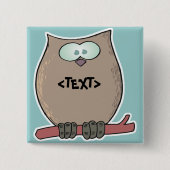 Owlの個人用設定()  缶バッジ (正面)